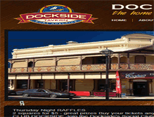 Tablet Screenshot of docksidetavern.com.au